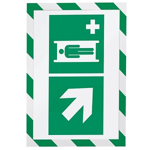 DURABLE Magnetrahmen DURAFRAME® MAGNETIC SECURITY A4 grün A4, 5 St.