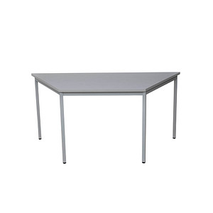 4260090176979 - Mehrzwecktisch grau Trapezform Vierkantrohr grau 1400 x 700 x 750 cm 4260090176979 Gürkan