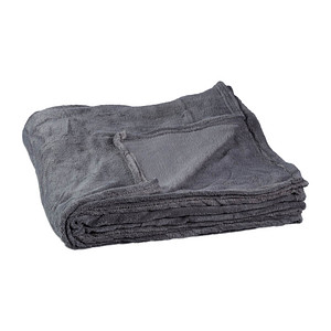 4052025970598 - Relaxdays - kuschelfleecedecke extragroß aus Polyester Fleece bei 30°C waschbar hbt 1 x 200 x 220 cm grau