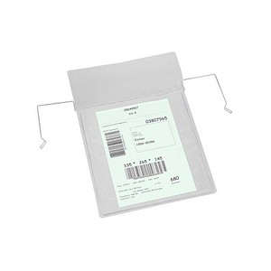 4052301027350 - Sichttaschen mit Drahtbügel DIN A5 transparent glatt 50 St