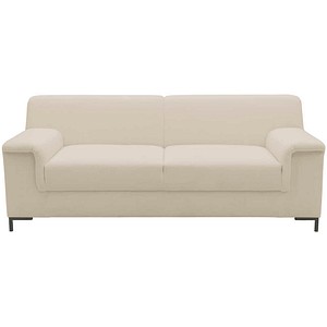 DOMO Collection 2,5-Sitzer Sofa Jamie beige braun Stoff 192,0 x 81,0 x 76,0 cm, 1 St.