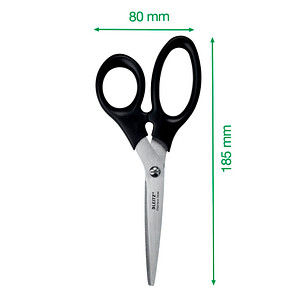 4002432138258 - LEITZ® Schere 5424 ergonomischer Griff für Links- Rechtshänder geeignet L 185 mm rostfreier Stahl Kunststoff schwarz 4002432138258 - LEITZ® Schere 5424 ergonomischer Griff für Links- Rechtshänder geeignet L 185 mm rostfreier Stahl Kunststoff schwarz
