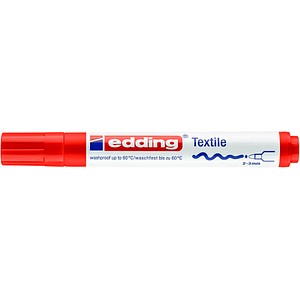 4004764014309 - 0 edding Textilmarker edding Textilmarker 4500 rot 20 - 50 mm Rot