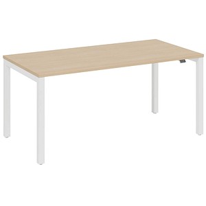 4260672333530 - fm Catro Schreibtisch ahorn verkehrsweiß rechteckig 4-Fuß-Gestell weiß 1600 x 800 cm 4260672333530 - fm Catro Schreibtisch ahorn verkehrsweiß rechteckig 4-Fuß-Gestell weiß 1600 x 800 cm