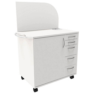 4260672330270 - fm Sidney Bürowagen weiß 3 Ebenen 1240 x 642 x 1500 cm 4260672330270 - fm Sidney Bürowagen weiß 3 Ebenen 1240 x 642 x 1500 cm