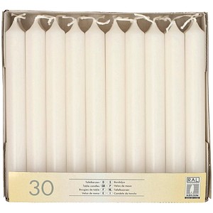 4002911137055 - Tafelkerzen weiß Größe 215 x 196 cm 1 Packung = 30 Stück