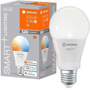 4058075778702 - Ledvance - Smarte LED-Lampe mit WiFi Technologie Sockel E27 Dimmbar Lichtfarbe änderbar (2700-6500K) ersetzt Glühlampen mit 100 w smart+ WiFi 4058075778702 - Ledvance - Smarte LED-Lampe mit WiFi Technologie Sockel E27 Dimmbar Lichtfarbe änderbar (2700-6500K) ersetzt Glühlampen mit 100 w smart+ WiFi