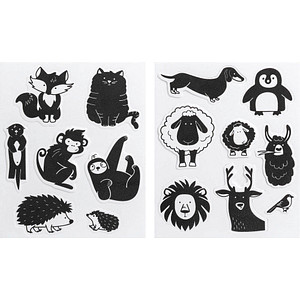 4005329157363 - Motivstempel-Set Tiere 100 - 550 mm 4005329157363 HEYDA