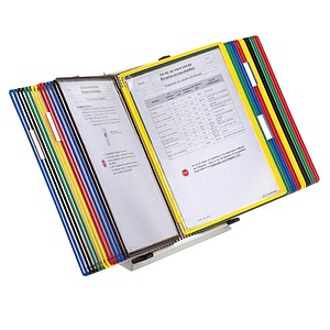tarifold Wand-Sichttafelsystem 434309 DIN A4 farbsortiert mit 30 St. Sichttafeln