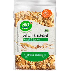 BIO PRIMO Dinkel & Saaten Bio-Knäckebrot 200,0 g