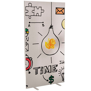 PAPERFLOW Trennwand easyScreen Business, 62225 bunt 94,0 x 173,4 cm, 1 St.