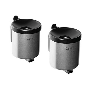 4260058010772 - Rondo junior Wandaschenbecher silber 4260058010772 2 Stück