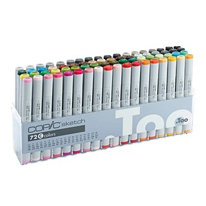 4511338063187 - Layoutmarker Sketch C Layoutmarker 72er Etui farbig sortiert 1mm & 6mm Rundspitze Keilspitze 4511338063187 72 Stück