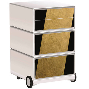 3660141951189 - easyOffice Classic Chic Rollcontainer weiß bunt 4 Auszüge 390 x 436 x 642 cm 3660141951189 PAPERFLOW