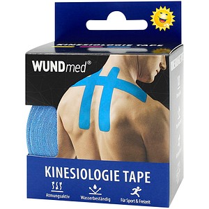 WUNDmed® Kinesiologie Tape - Blau - 5 cm x 5 m