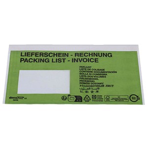 4009445402123 - Lieferscheintaschen PAPER 2FVDO340212 Din Lang selbstklebend  4009445402123 1000 Stück