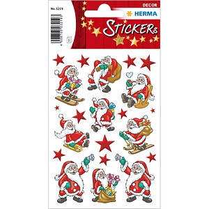 27 HERMA Aufkleber 3219 Weihnachtsmann