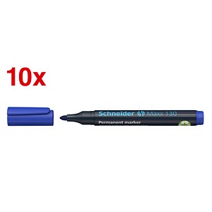 Schneider Maxx 130 Permanentmarker blau 1,0 - 3,0 mm, 10 St.