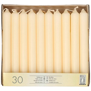 4002911137062 - Tafelkerzen creme Größe 215 x 196 cm 1 Packung = 30 Stück 4002911137062 - Tafelkerzen creme Größe 215 x 196 cm 1 Packung = 30 Stück
