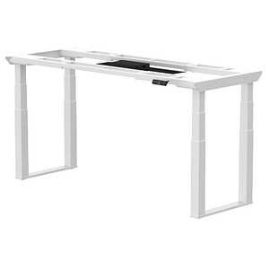 FlexiSpot E7Q elektrisch höhenverstellbares Schreibtischgestell weiß ohne Tischplatte, Kufen-Gestell weiß 110,0 – 190,0 x 57,8 cm
