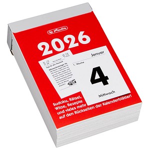 4008110431925 - herlitz Abreißkalender Größe 4 2026
