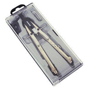 PBs Schnellverstellzirkel, 170 mm mit Drucktasten und Mittelrad 9004546468950 PBs