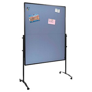 Legamaster Moderationswand PREMIUM PLUS, Filz, 120 x 150 cm, blaugrau 8713797091169 Legamaster