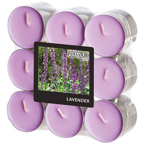 18 FLAVOUR by GALA Teelichter violett Lavender