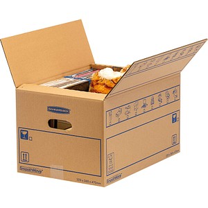 0043859788941 - Umzugskartons SmoothMoveT Standard 6203601 braun bis DIN A3+ innen 470x320x270mm Wellpappe 1-wellig 0043859788941 Fellowes