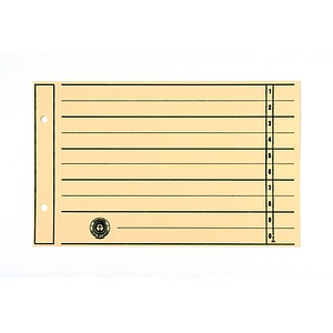 4018924961082 - Trennblätter 9611108100 A5 quer chamois 230g Recyclingkarton 4018924961082 100 Stück