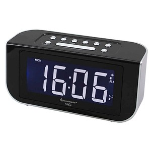 soundmaster FUR4005 Radiowecker schwarz, silber