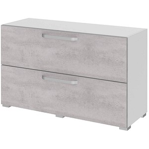 röhr start.now Sideboard grau/weiß keine Fachböden