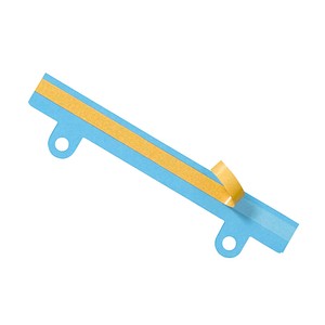 4250504549185 - Abheftstreifen 30000000 ?x122mm selbstklebend Kunststoff für Thermobindung transparent 4250504549185 ABHEFTTHERMOSL 50 Stück