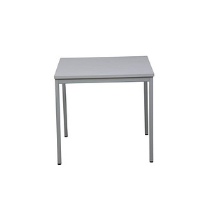 4260090173008 - Mehrzwecktisch grau quadratisch Vierkantrohr grau 800 x 800 x 750 cm 4260090173008 Gürkan
