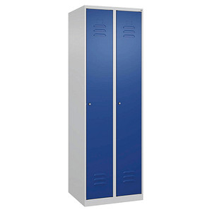 4067521363652 - Spind Classic Plus lichtgrau enzianblau 080000-20-S10015 2 Schließfächer 600 x 500 x 1850 cm 4067521363652 C+P-Möbel 4067521363652 - Spind Classic Plus lichtgrau enzianblau 080000-20-S10015 2 Schließfächer 600 x 500 x 1850 cm 4067521363652 C+P-Möbel