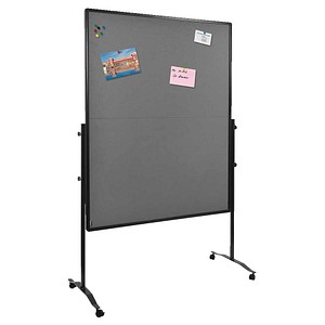 Legamaster Moderationswand PREMIUM PLUS, Filz, 120 x 150 cm, grau 8713797091183 Legamaster