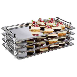 4004133113008 - System-Tablett PROFI LINE silber rechteckig 530 x 325 cm