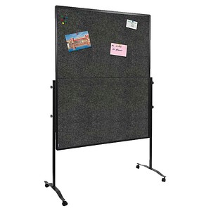 Legamaster Moderationswand PREMIUM PLUS, Filz, 120 x 150 cm, anthrazit 8713797091190 Legamaster