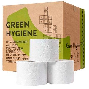 Green Hygiene® Toilettenpapier KORDULA 3-lagig Recyclingpapier, 36 Rollen