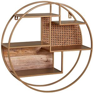 4251757702884 - WOHNLING Wandregal braun 620 x 620 x 170 cm 1 St