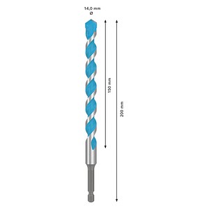 6949509245502 - AKTION BOSCH EXPERT HEX-9 Multi Construction Betonbohrer Ø 140 mm 1 St mit Prämie nach Registrierung 6949509245502 - AKTION BOSCH EXPERT HEX-9 Multi Construction Betonbohrer Ø 140 mm 1 St mit Prämie nach Registrierung