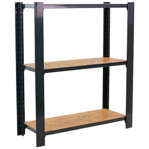 8425437127656 - Schwerlastregal OFFICLICK 3 8425437127656 anthrazit braun 800 x 300 x 1000 cm 8425437127656 Simonrack