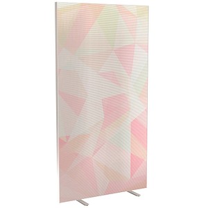 PAPERFLOW Trennwand easyScreen Colour, 61541 bunt 94,0 x 173,4 cm, 1 St.