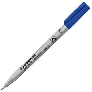 STAEDTLER Lumocolor Folienstift blau 0,6 mm non-permanent