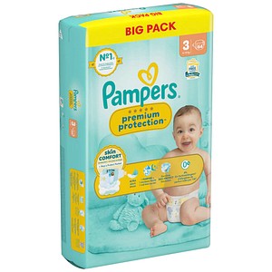 8700216664721 - Windeln premium protection? BIG PACK Größe Gr3 (6-10 kg) für Babys und Kleinkinder 8700216664721 64 Stück