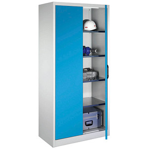4067521584996 - Stahlschrank 08921-00 S10110 lichtblau lichtgrau 930 x 500 x 1950 cm aufgebaut 4067521584996 C+P-Möbel