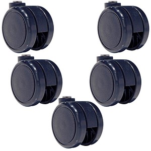 5 interstuhl Stuhlrollen für weiche Böden