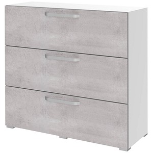 röhr start.now Sideboard grau/weiß keine Fachböden