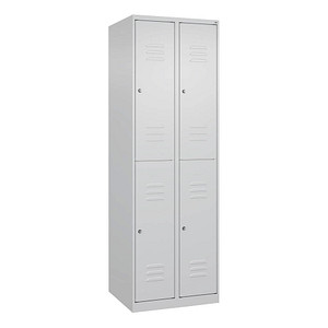4067521370476 - Spind Classic Plus lichtgrau 080300-20-S10041 4 Schließfächer 600 x 500 x 1850 cm 4067521370476 C+P-Möbel