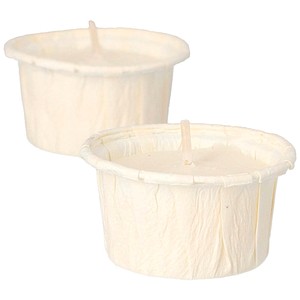 4062828266699 - LightOne Papier-Teelichter weiß 42 cm Ø 12 Stück